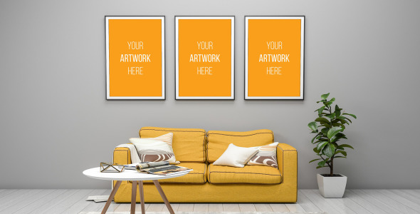 Мокап для продукта на тему графика