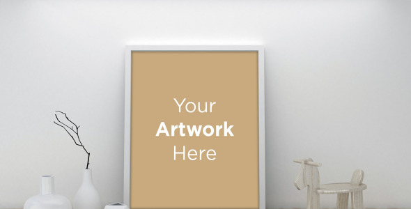 Мокап для продукта на тему графика