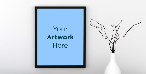 Мокап для продукта на тему графика