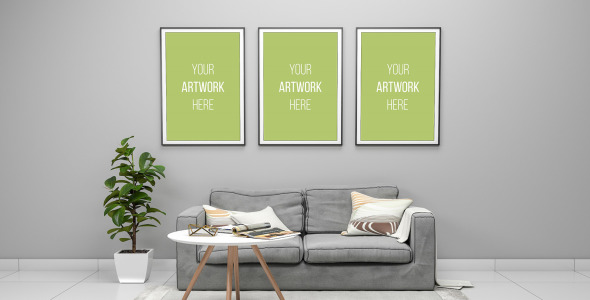 Мокап для продукта на тему графика