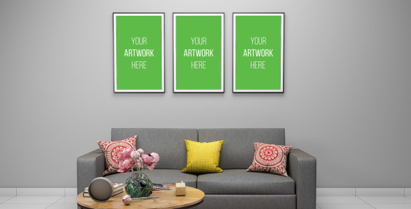 Мокап для продукта на тему графика