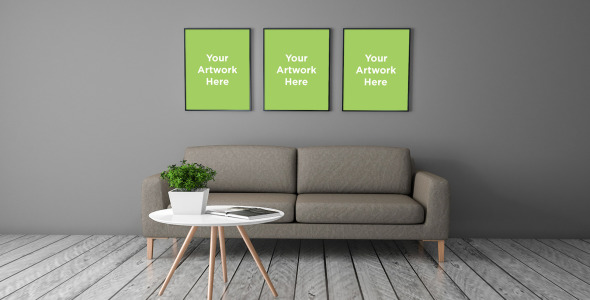 Мокап для продукта на тему графика