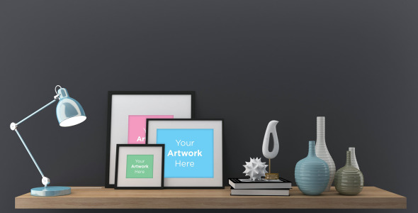 Мокап для продукта на тему графика