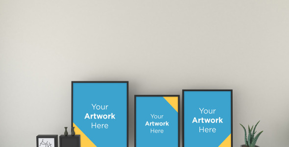 Мокап для продукта на тему графика