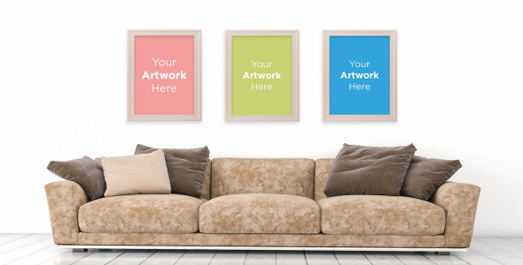 Мокап для продукта на тему графика