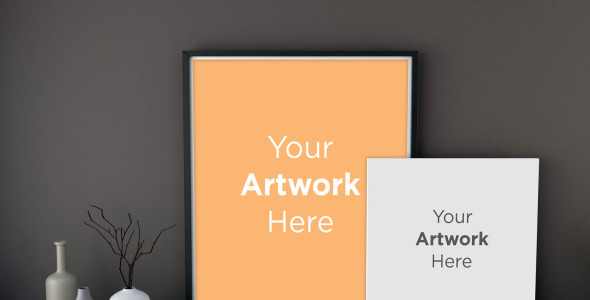 Мокап для продукта на тему графика