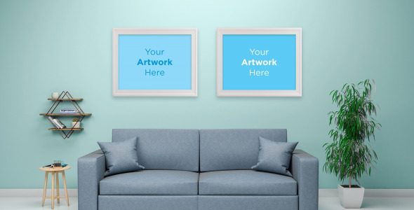 Мокап для продукта на тему графика