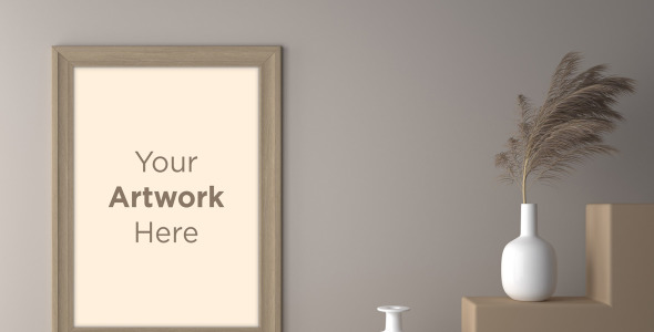 Мокап для продукта на тему графика