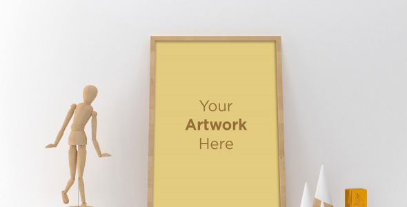 Мокап для продукта на тему графика