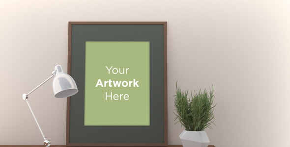 Мокап для продукта на тему графика