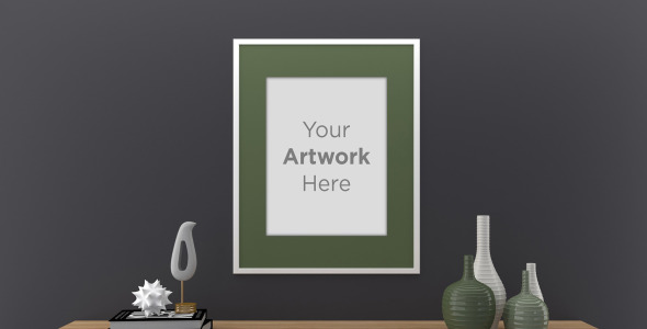 Мокап для продукта на тему графика