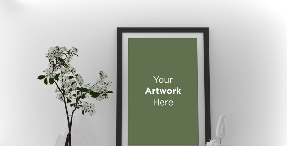 Мокап для продукта на тему графика