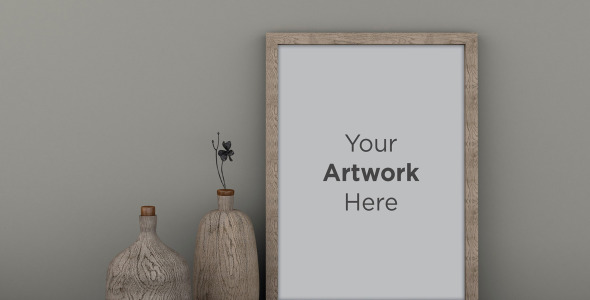 Мокап для продукта на тему графика