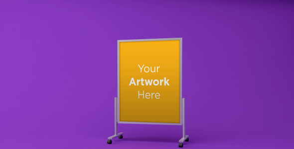 Мокап для продукта на тему графика