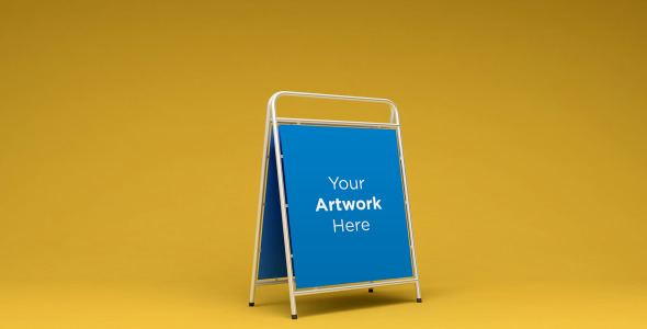 Мокап для продукта на тему графика