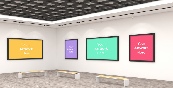 Мокап для продукта на тему графика