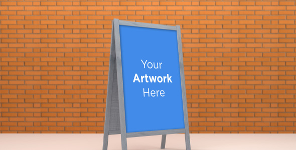 Мокап для продукта на тему графика