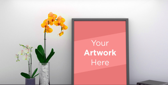 Мокап для продукта на тему графика