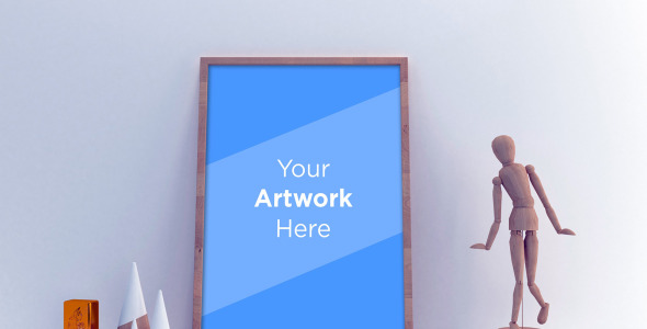 Мокап для продукта на тему графика