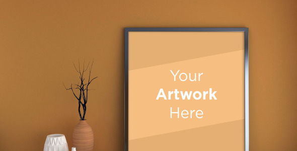 Мокап для продукта на тему графика