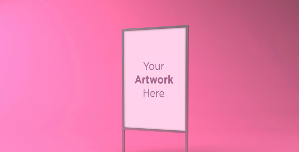 Мокап для продукта на тему графика