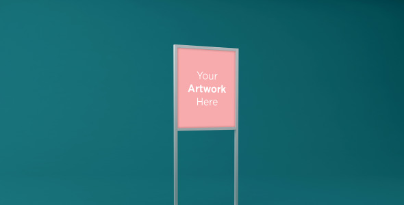 Мокап для продукта на тему графика