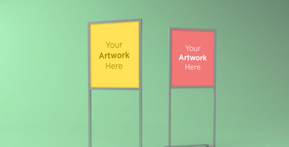 Мокап для продукта на тему графика