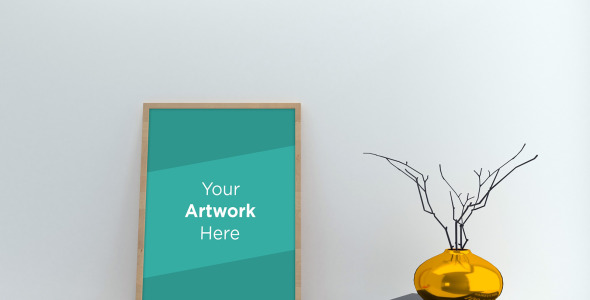 Мокап для продукта на тему графика