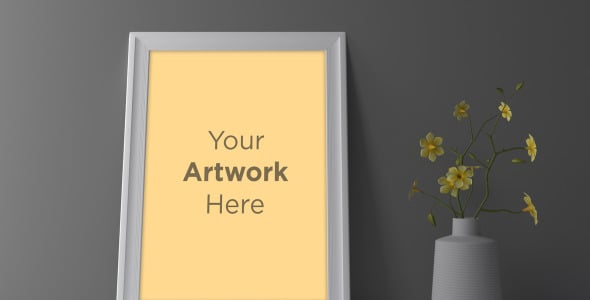 Мокап для продукта на тему графика