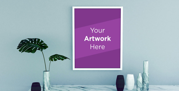 Мокап для продукта на тему графика