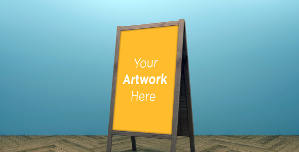 Мокап для продукта на тему графика