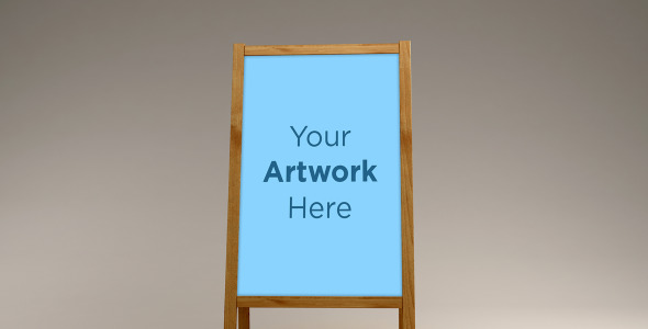 Мокап для продукта на тему графика