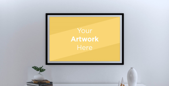 Мокап для продукта на тему графика