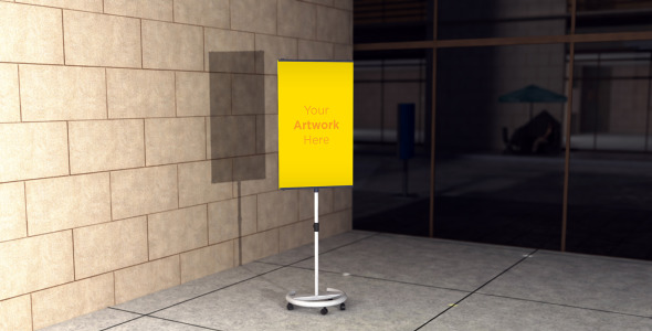 Мокап для продукта на тему графика