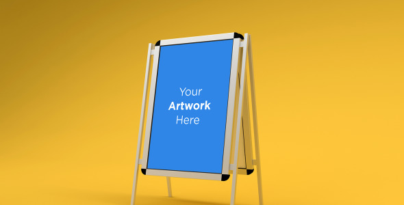 Мокап для продукта на тему графика