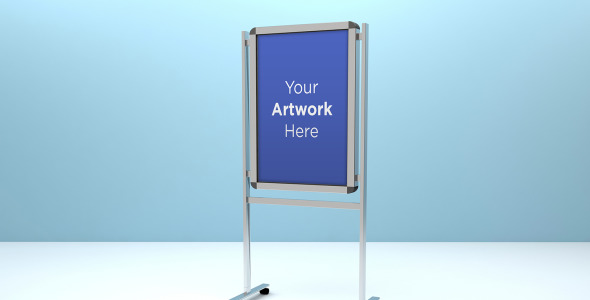 Мокап для продукта на тему графика