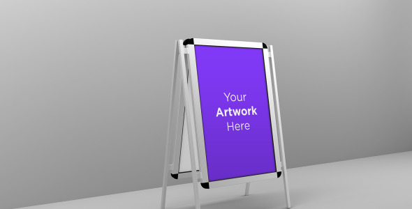 Мокап для продукта на тему графика