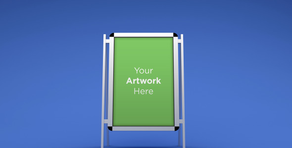 Мокап для продукта на тему графика