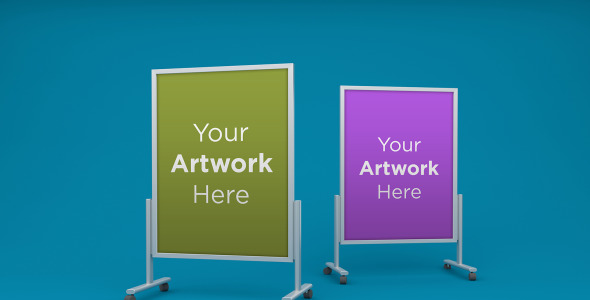 Мокап для продукта на тему графика