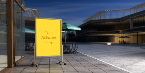 Мокап для продукта на тему графика