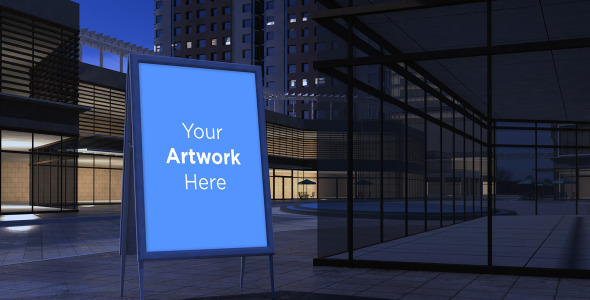 Мокап для продукта на тему графика