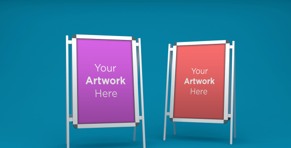 Мокап для продукта на тему графика