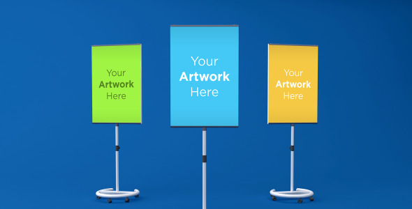 Мокап для продукта на тему графика