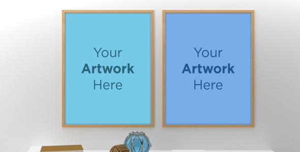 Мокап для продукта на тему графика