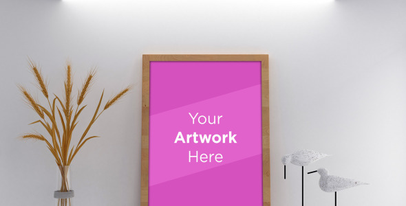 Мокап для продукта на тему графика