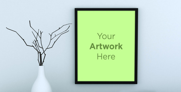 Мокап для продукта на тему графика