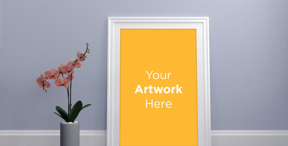 Мокап для продукта на тему графика