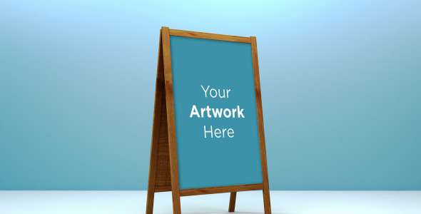 Мокап для продукта на тему графика