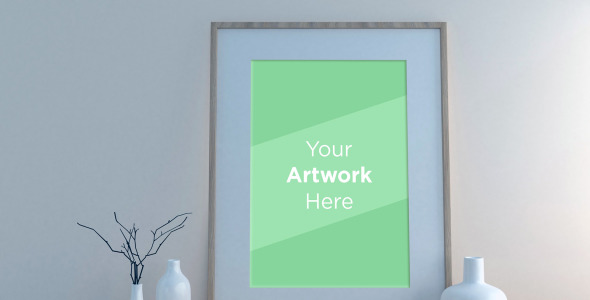 Мокап для продукта на тему графика