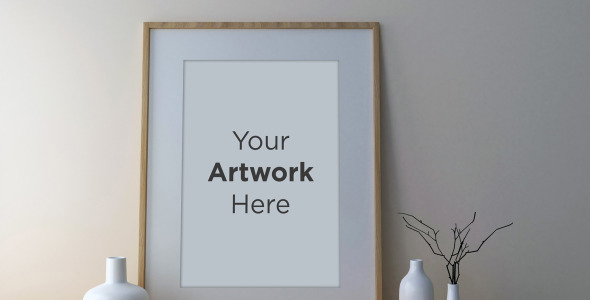 Мокап для продукта на тему графика